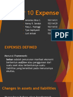 Chapter 10 Expenses and Cost Allocation
