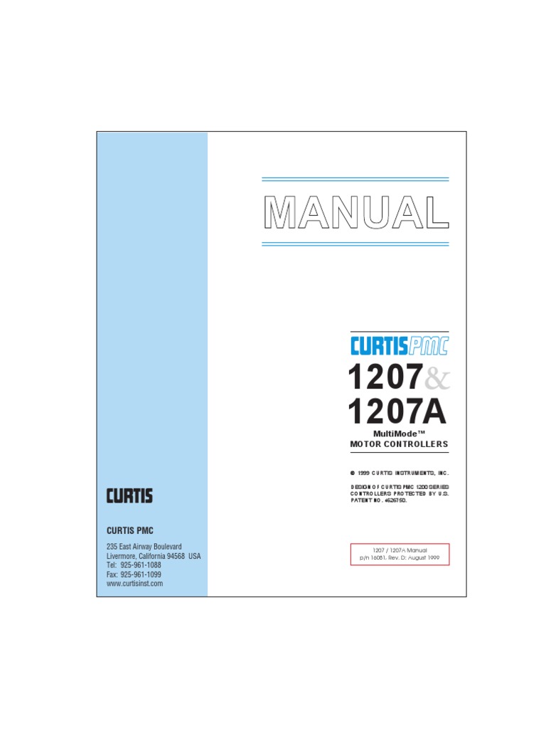1207A & 1207 Manual | PDF | Electrical Wiring | Switch