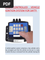 Vehicle Ignition System For Safety