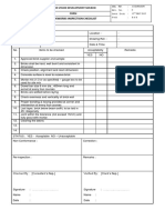 Brickworks inspection checklist