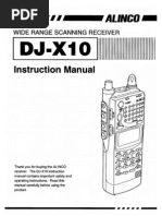 Download Alinco DJ-X10 Instruction Manual by Yayok S Anggoro SN37706918 doc pdf