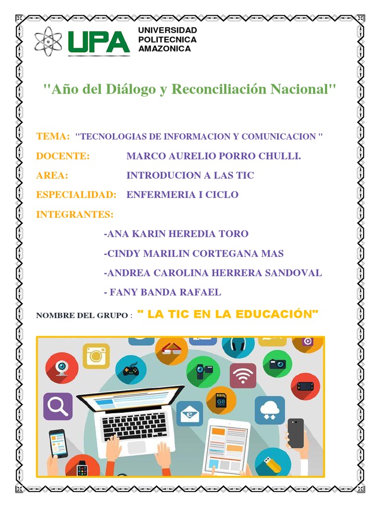 Tic 1ra Clase | PDF | Tecnología de información y comunicaciones | Science