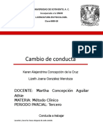 Informe de Cambio de Conducta Anareli