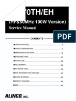 Alinco DJ-X70 Service Manual