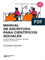 Becker - Manual de Escritura para Científicos Sociales