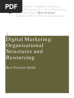 Digital Structures and Resourcing Best Practice Guide