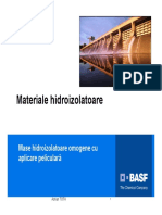 Mase Hidroizolatoare Omogene PDF