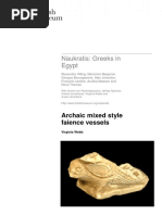 Webb Faience Vessels SF AV