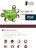 The 8 Clair Senses A Visual Guide To The Spiritual Psychic Senses