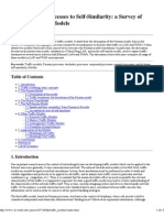 From Poisson Processes To Self-Similarity: A Survey of Network Traffic Models