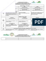 Rotina semanal alfabetização 1o e 2o anos