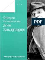 Sauvagnargues, Anne - Deleuze. Del Animal Al Arte