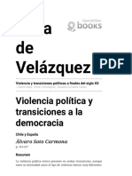 Soto. Violencia Política y Transiciones a La Democracia. Chile y España.