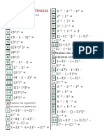 Ejercicios de Potencias