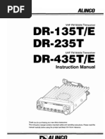 Alinco DR-610 Instruction Manual | Very High Frequency | Radio
