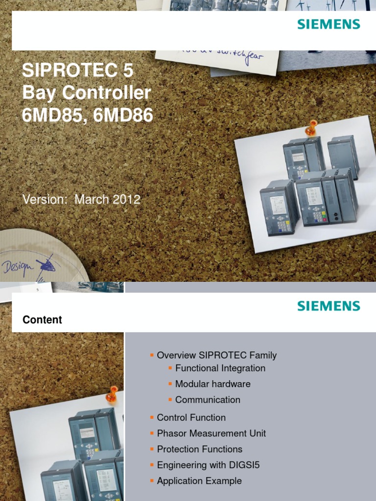 6DMD SIP5 - Bay Controller | PDF | Automation | Electrical Engineering