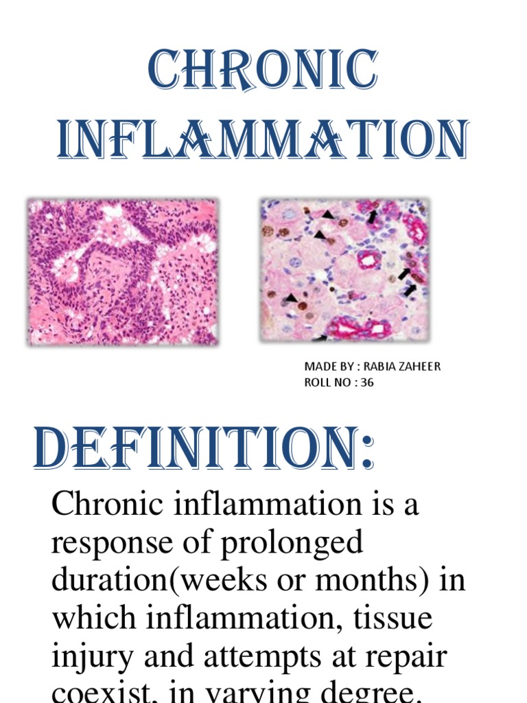 Chronic Inflammation Presentation Pdf
