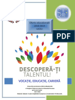 Brosura Prezentare Domenii Oferta Educationala Liceu CTIA-2018 2019