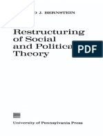 BERNSTEIN-The Restructuring of Social and Political Theory-University of Pennsylvania Press (1978) PDF