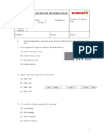 Evaluación Unidad