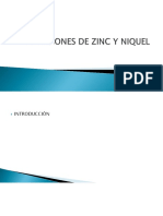 Aleaciones de Zinc y Niquel