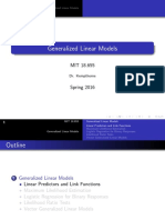 Generalized Linear Models: Dr. Kempthorne