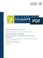 Juan Carlos Pinilla - TAREA 1.1 Resumen PDF
