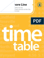 Berowra to Parramatta via City Rail Timetable