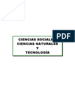Ciencias Sociales Naturales y Tecnologia