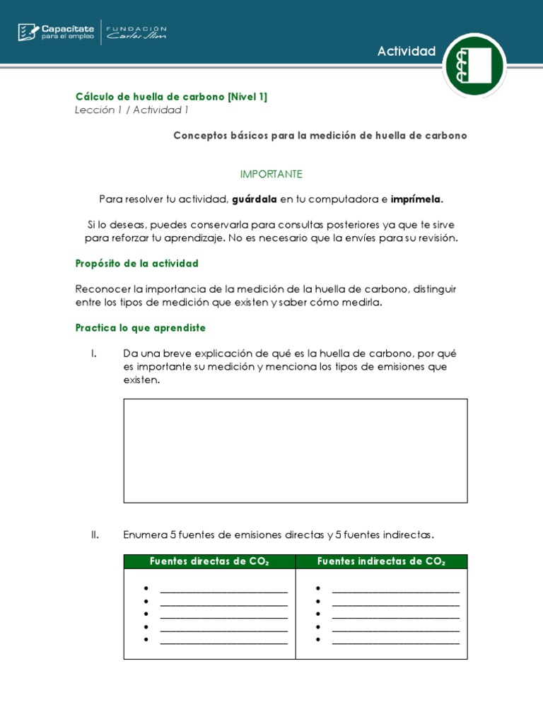 Cálculo y Medición de Huella de Carbono | PDF | Negocios