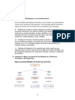 Medidas estadísticas descriptivas: conceptos y fórmulas de tendencia central y dispersión