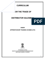 Distributor Salesman - NAPS Curriculum