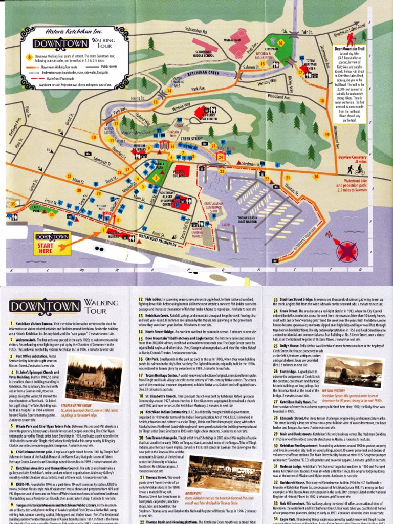 Ketchikan Downtown Maps PDF