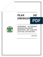 Plan de emergencias municipio Joya