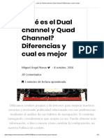 ¿Qué Es El Dual Channel y Quad Channel_ Diferencias y Cual Es Mejor
