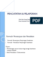 Pencatatan Dan Pelaporan Penjarkes 2