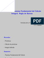 (MAT) Calculo Integral - Teorema de Barrow PDF