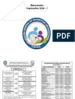 Cronograma 2018-I-Unidad de Servicio Médico - Bienestar Universitario - Unprg