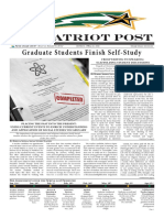 The Patriot Post: Graduate Students Finish Self-Study