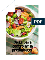 Dieta para Controlar La Prediabetes