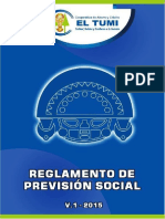 Reglamento de Prevision Social