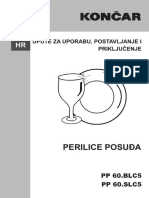 Upute - Koncar Perilica Posudja