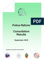 Police Reform Consultation Report