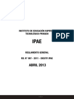 Reglamento Ipae 2 PDF