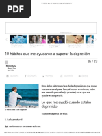 10 Hábitos Que Me Ayudaron a Superar La Depresión