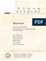 Moretum Poema Pseudovirgiliano PDF