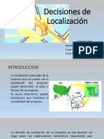 Decision de Localización