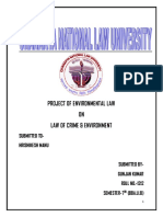 Project of Environmental Law