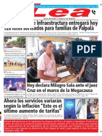 Periódico Lea Lunes 23 de Abril Del 2018