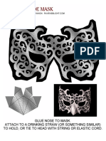 Masquerade Mask Silver